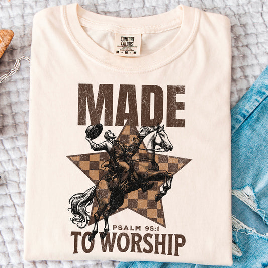 Made To Worship DTF Transfer