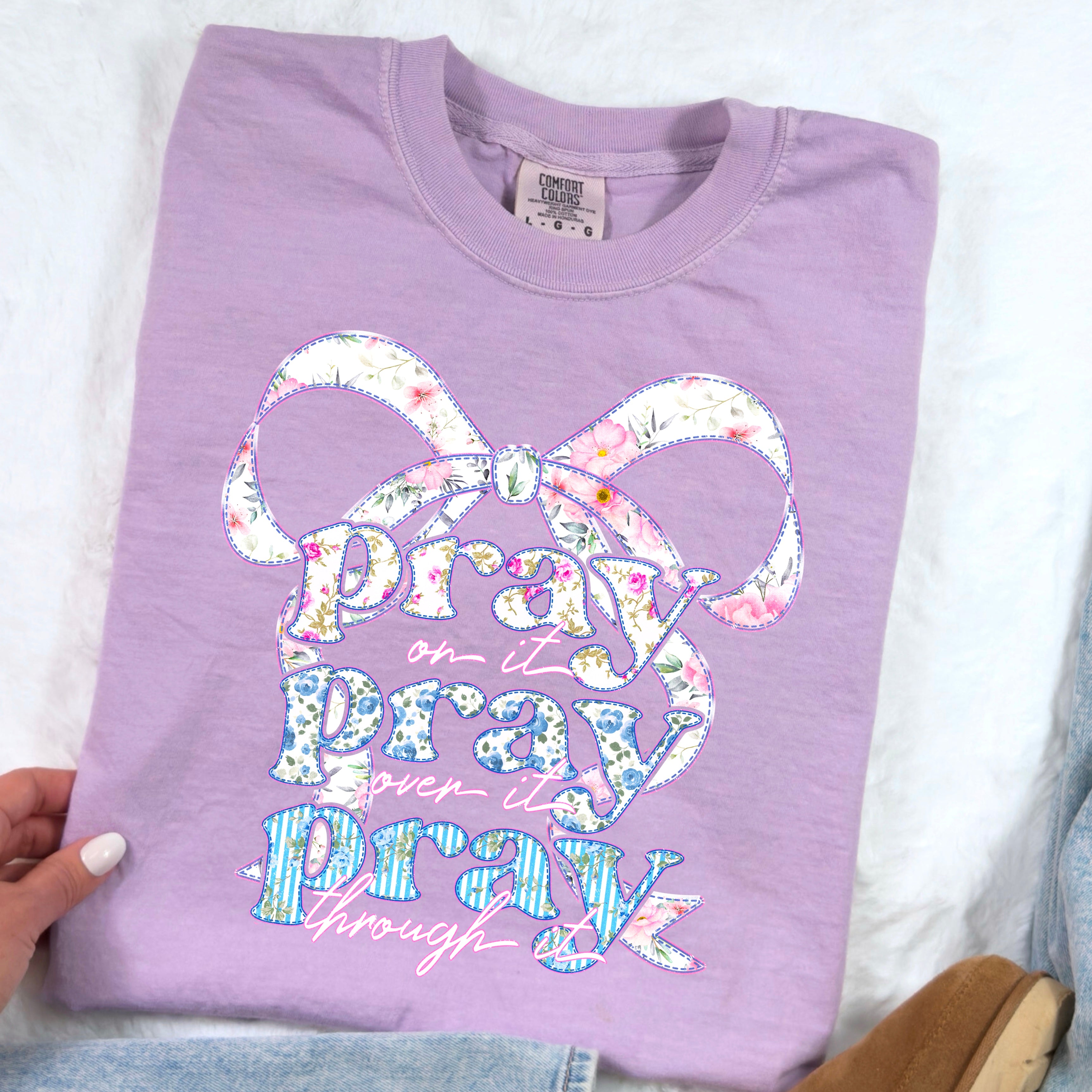 Pray DTF Transfer – Peaches & Palm