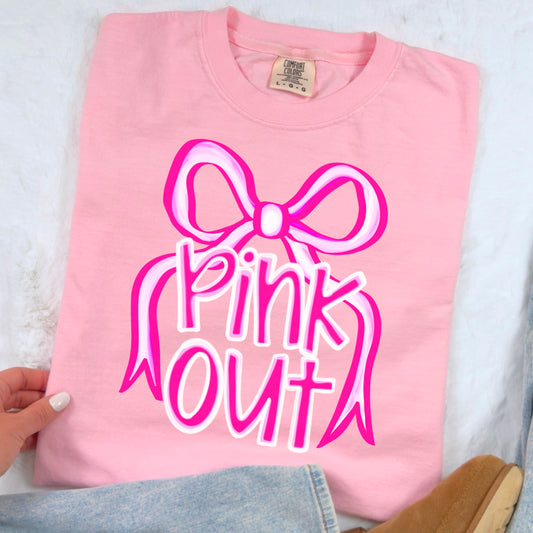 Pink Out  DTF Transfer