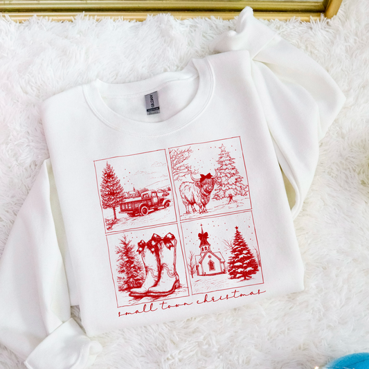 WHOLESALE WEDNESDAY PRE-ORDER Small Town Christmas Screen Print Transfer