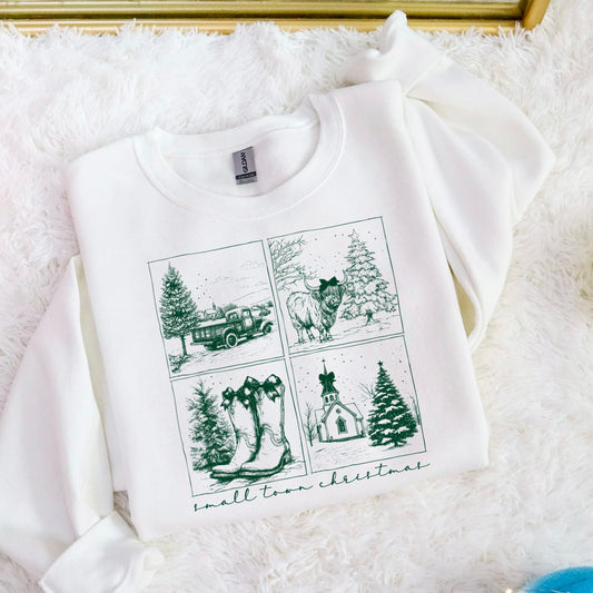 WHOLESALE WEDNESDAY PRE-ORDER Small Town Christmas Screen Print Transfer