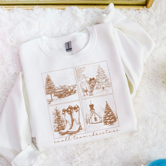 WHOLESALE WEDNESDAY PRE-ORDER Small Town Christmas Screen Print Transfer