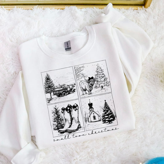 WHOLESALE WEDNESDAY PRE-ORDER Small Town Christmas Screen Print Transfer