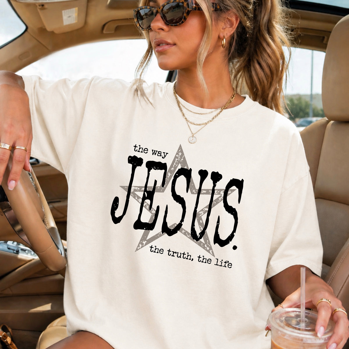 Jesus - The Way, The Truth, The Life Christian DTF Transfer