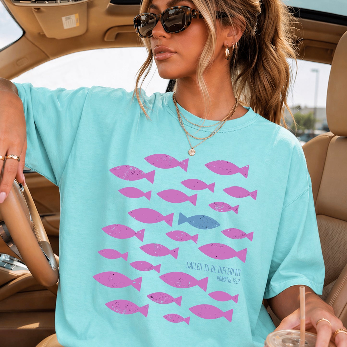 Called To Be Different Christian Comfort Color Graphic Tee