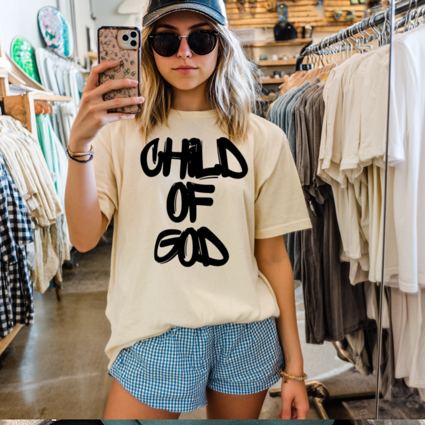 Child Of God Comfort Color Graphic Tee