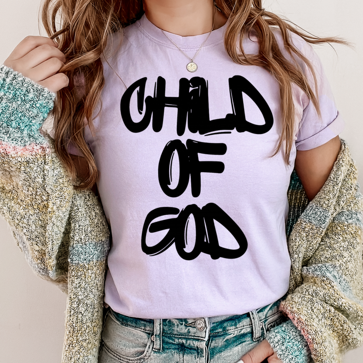 Child Of God Comfort Color Graphic Tee