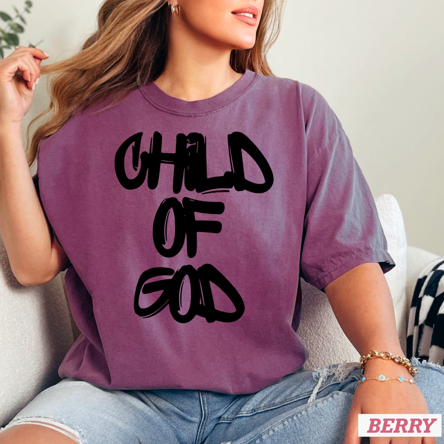 Child Of God Comfort Color Graphic Tee