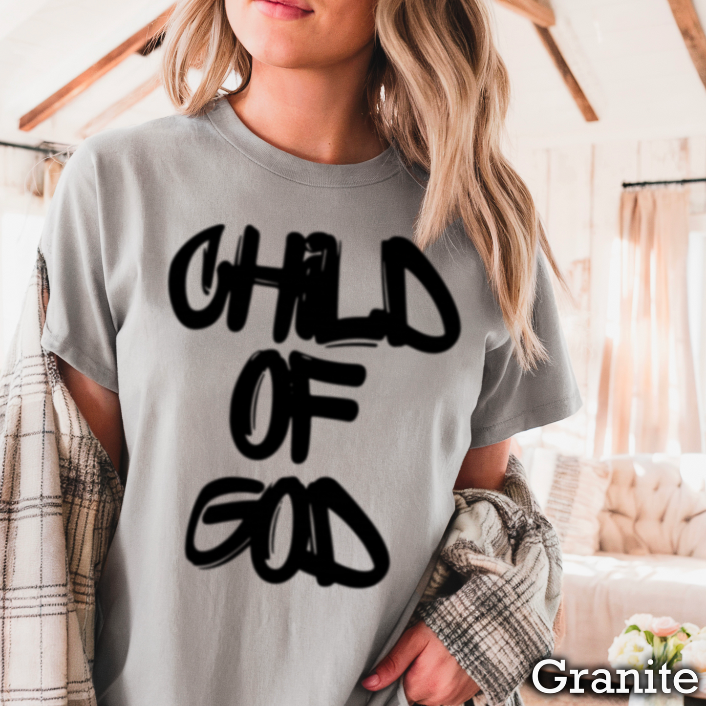Child Of God Comfort Color Graphic Tee