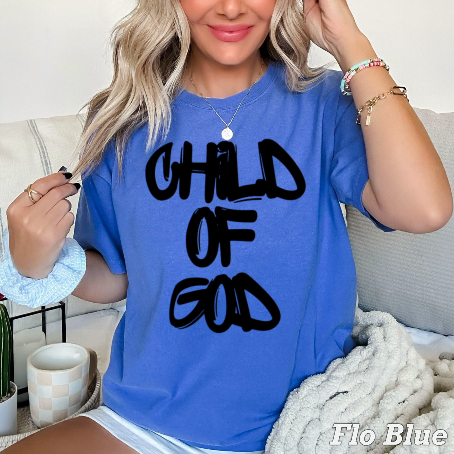 Child Of God Comfort Color Graphic Tee