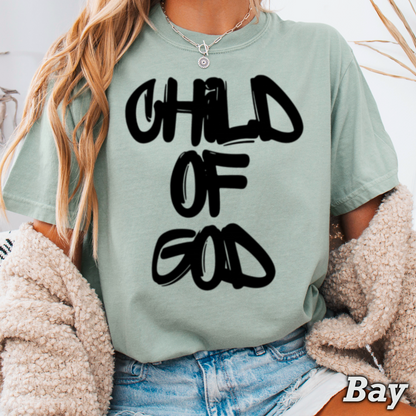 Child Of God Comfort Color Graphic Tee