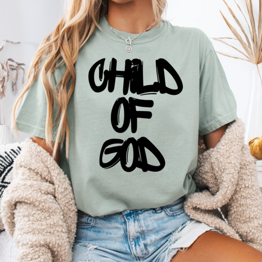 Child Of God Comfort Color Graphic Tee