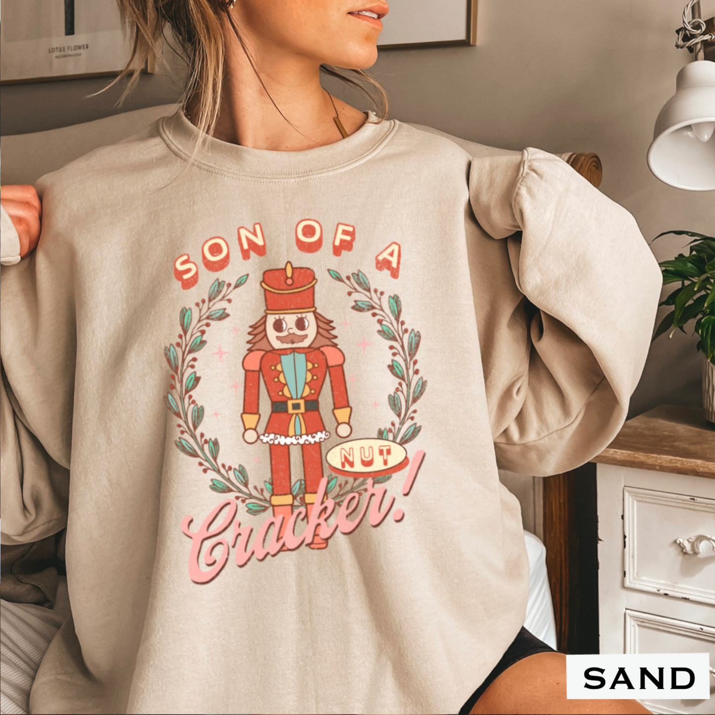 Son Of A Nutcracker Graphic Crewneck Sweatshirt