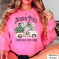 North Pole Christmas Tree Farm Graphic Crewneck Sweatshirt
