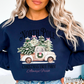 North Pole Christmas Tree Farm Graphic Crewneck Sweatshirt
