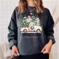 North Pole Christmas Tree Farm Graphic Crewneck Sweatshirt