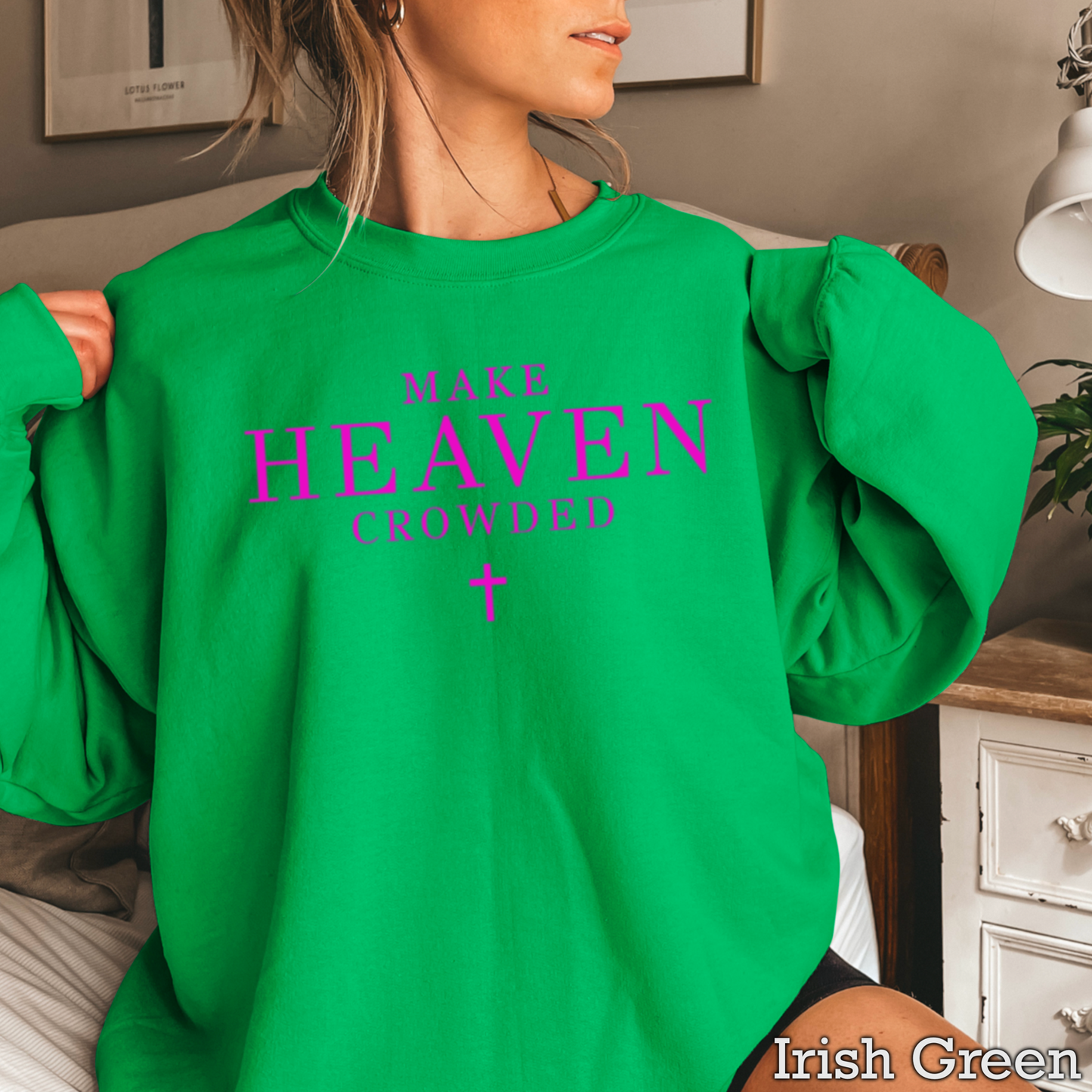 Make Heaven Crowded Graphic Crewneck Sweatshirt