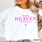 Make Heaven Crowded Graphic Crewneck Sweatshirt