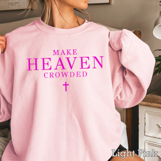 Make Heaven Crowded Graphic Crewneck Sweatshirt