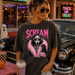 Halloween Scream DTF Transfer