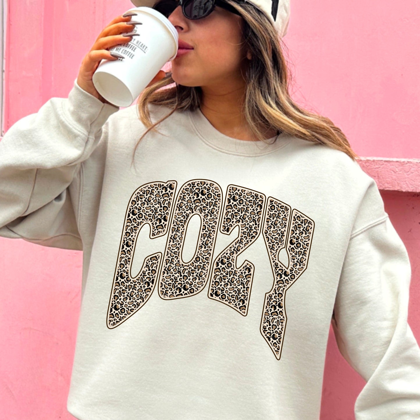 Cozy Leopard DTF Transfer