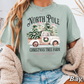 North Pole Christmas Tree Farm Comfort Color Graphic Tee