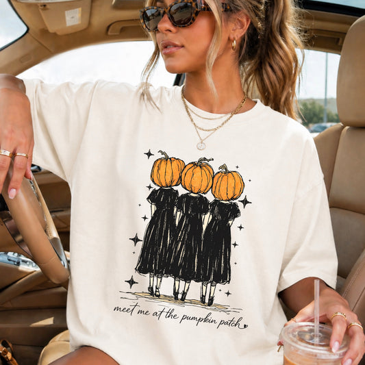 Meet Me At The Pumpkin Patch Halloween DTF Transfer