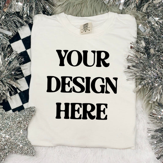 Vintage Black Christmas Mockup Digital Design Download