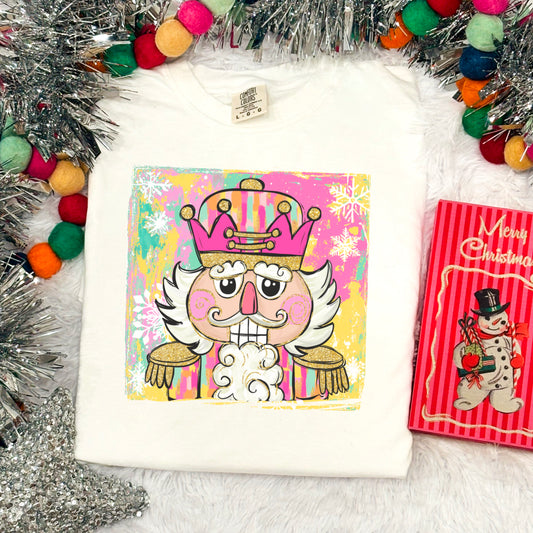 Christmas. Nutcracker Comfort Color Graphic Tee