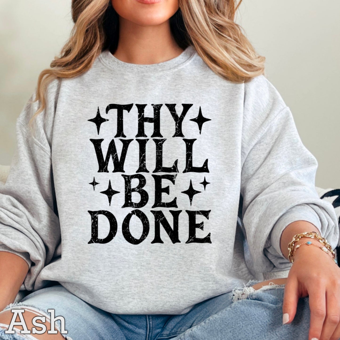 Thy Will Be Done Crewneck Sweatshirt