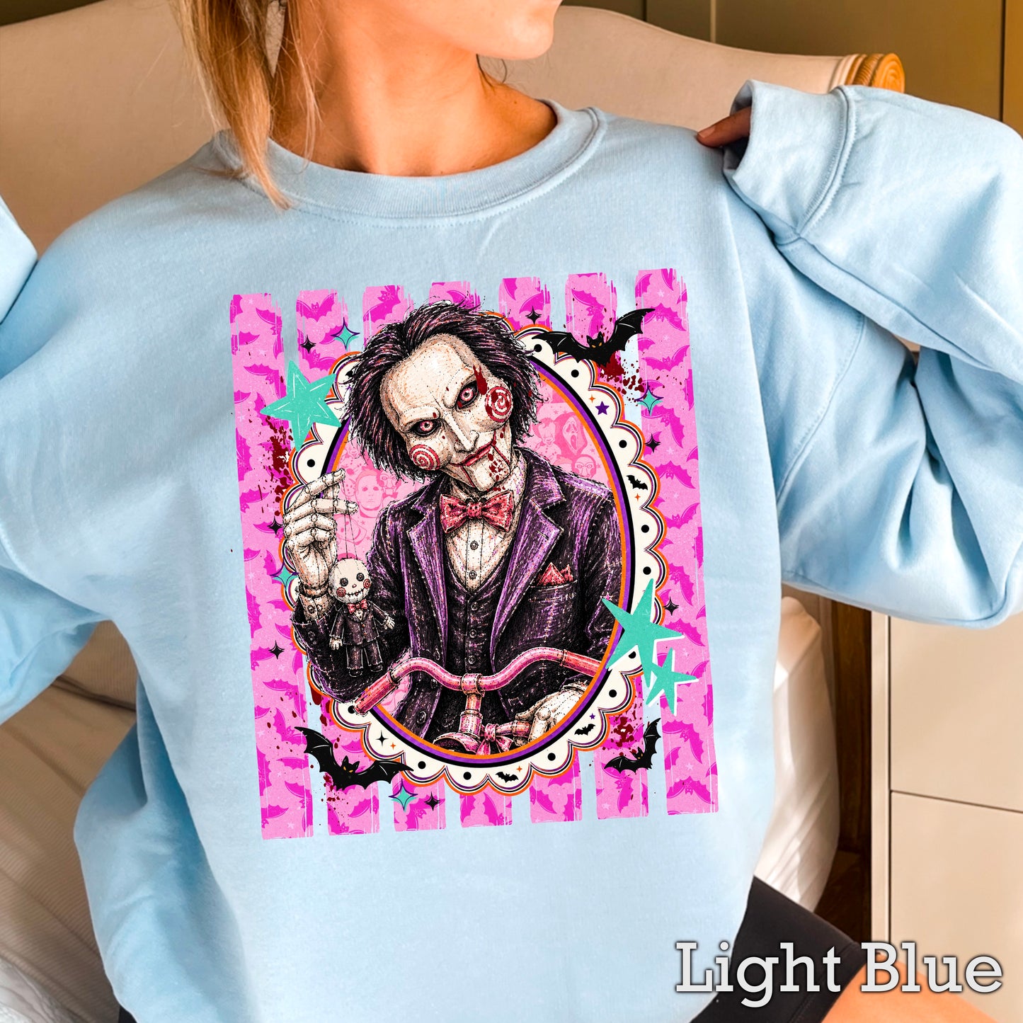 Horror Film Character Crewneck Sweatshirt
