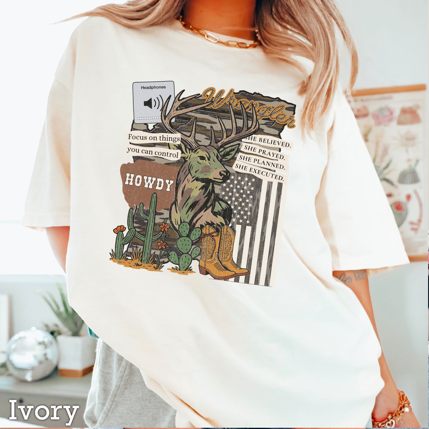 Hunting Comfort Color Graphic Tee