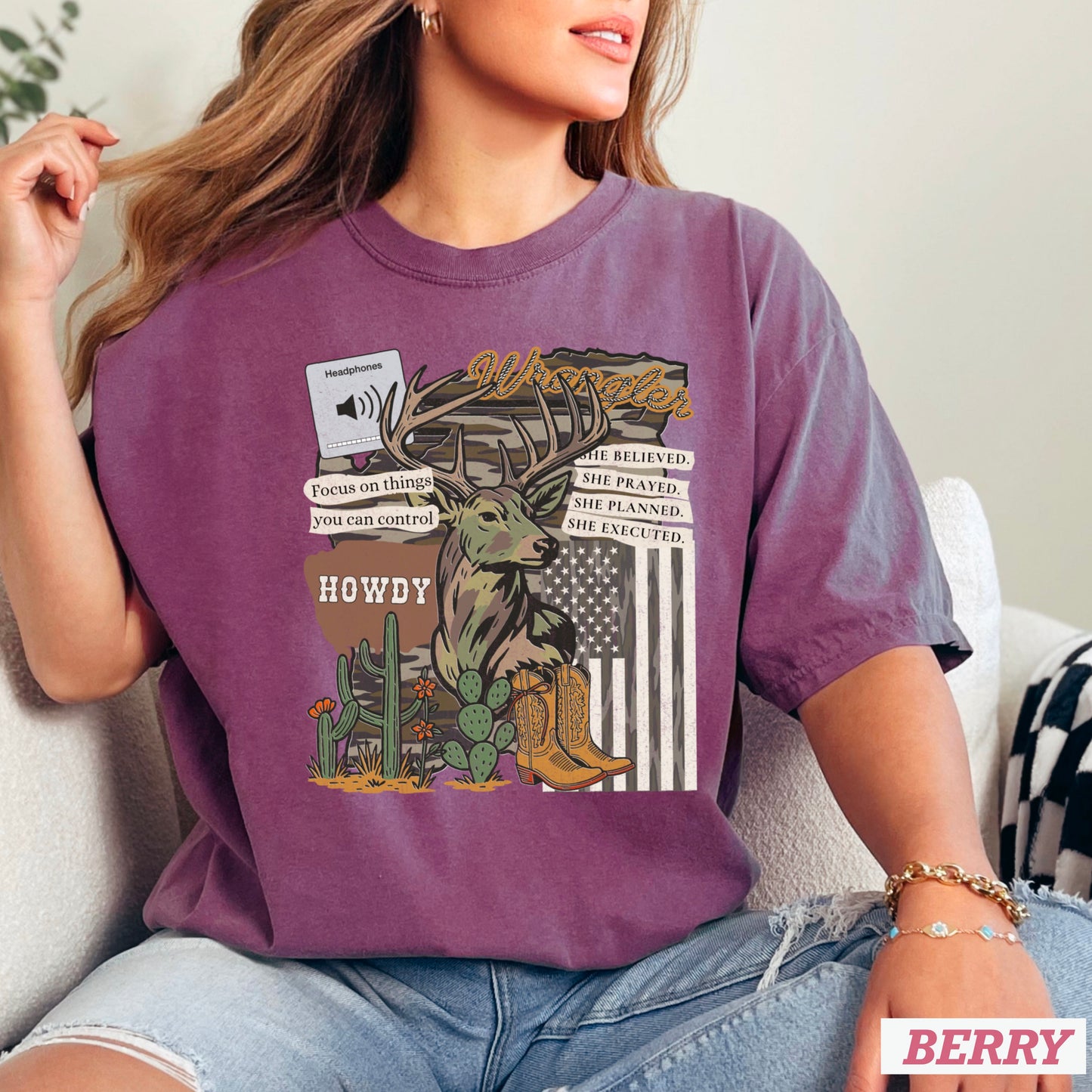 Hunting Comfort Color Graphic Tee