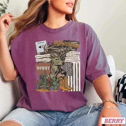 Hunting Comfort Color Graphic Tee