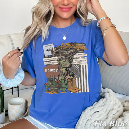 Hunting Comfort Color Graphic Tee
