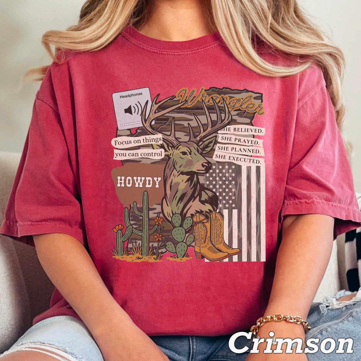Hunting Comfort Color Graphic Tee