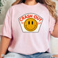 Crash Out Club Comfort Color Graphic Tee