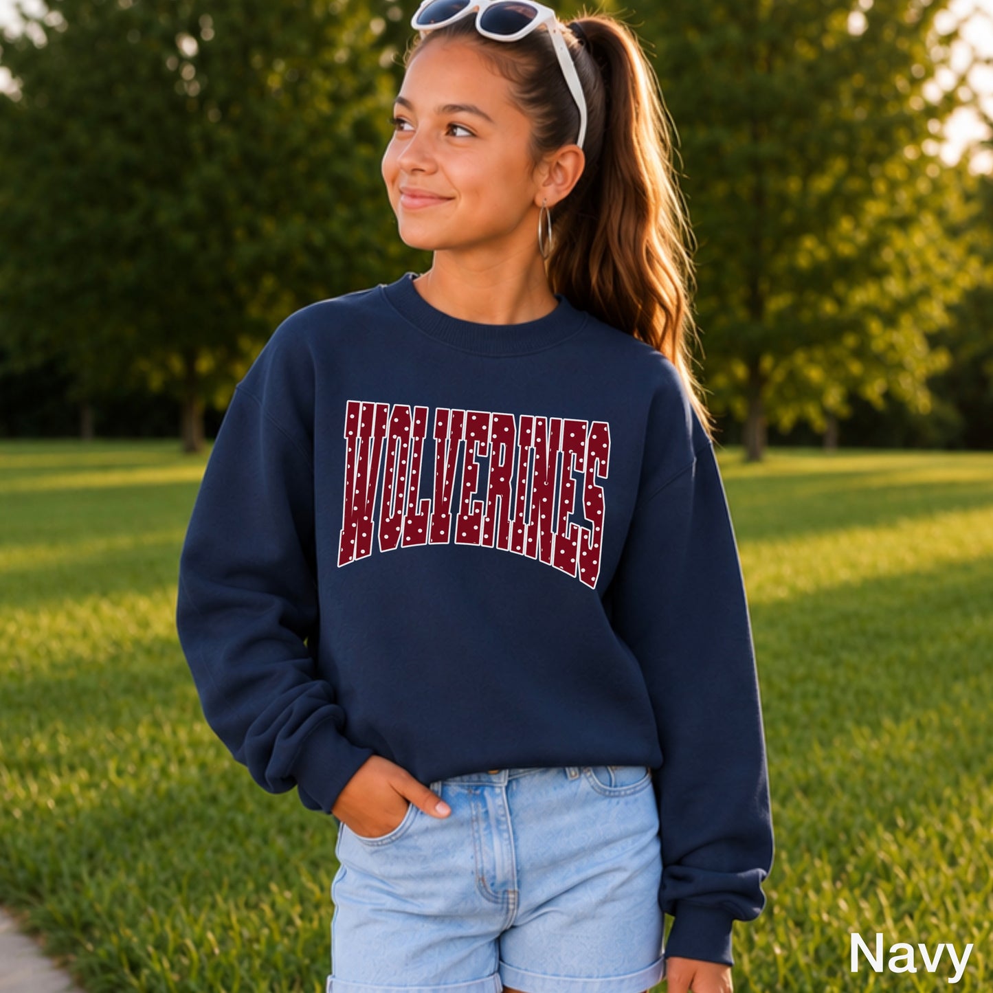 Wolverines Youth Crewneck Sweatshirt