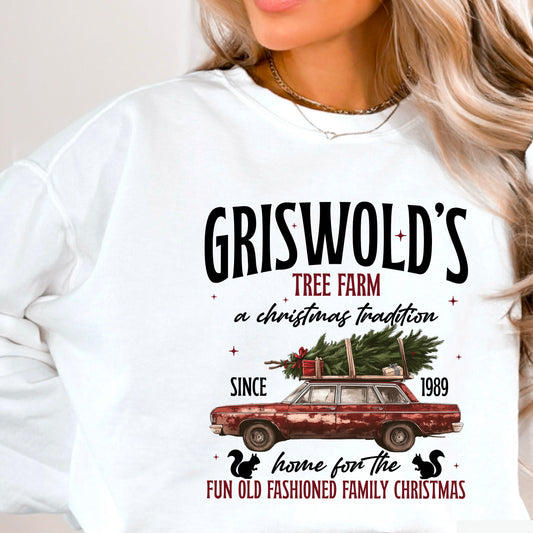 Griswold Christmas Tree Farm Crewneck Sweatshirt
