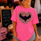 Leopard Bat Halloween DTF Transfer