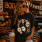 Floral Halloween DTF Transfer