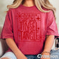 Don’t Get Your Tinsel In A Tangle Comfort Color Graphic Tee WS Closes 10/6