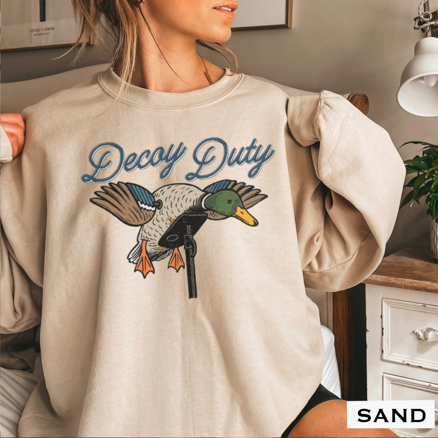 Hunting Decoy Crewneck Sweatshirt