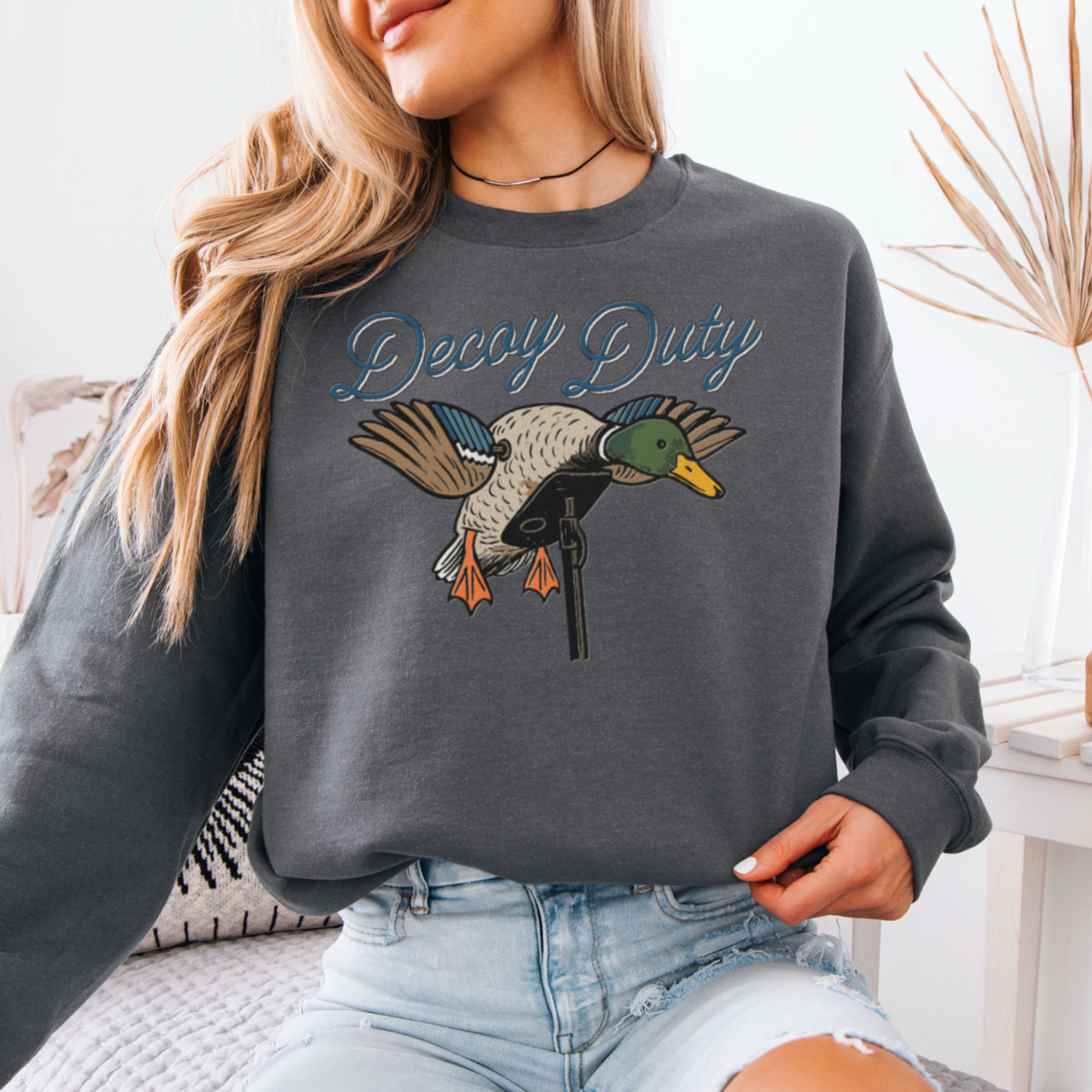 Hunting Decoy Crewneck Sweatshirt