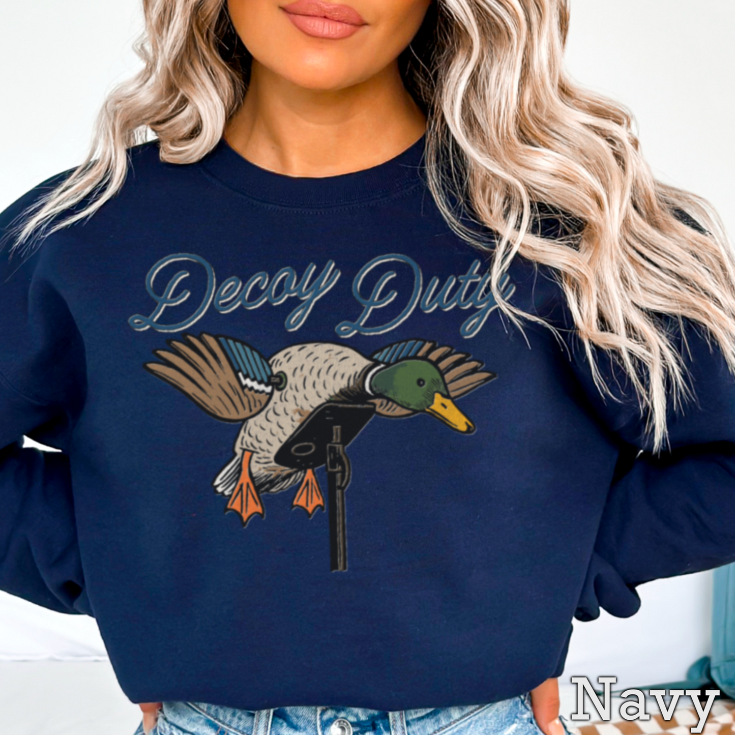 Hunting Decoy Crewneck Sweatshirt