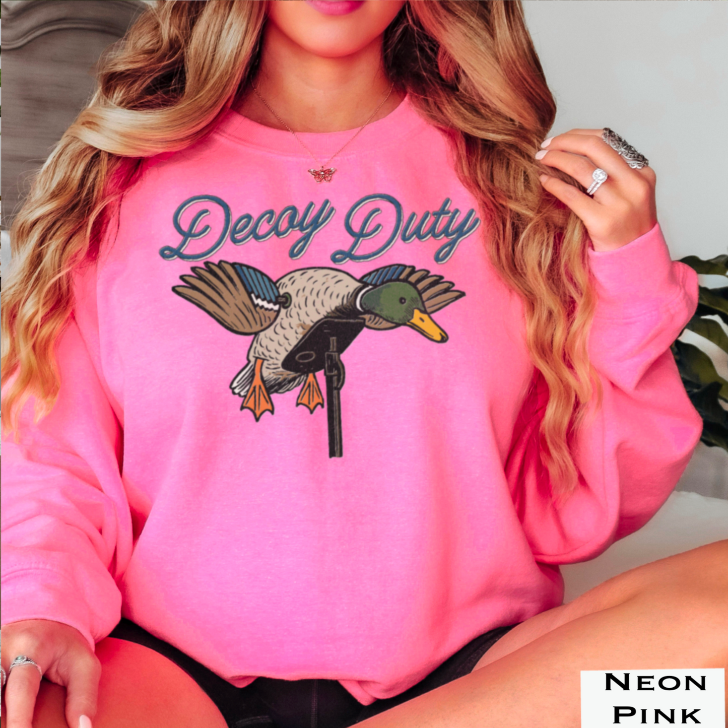 Hunting Decoy Crewneck Sweatshirt