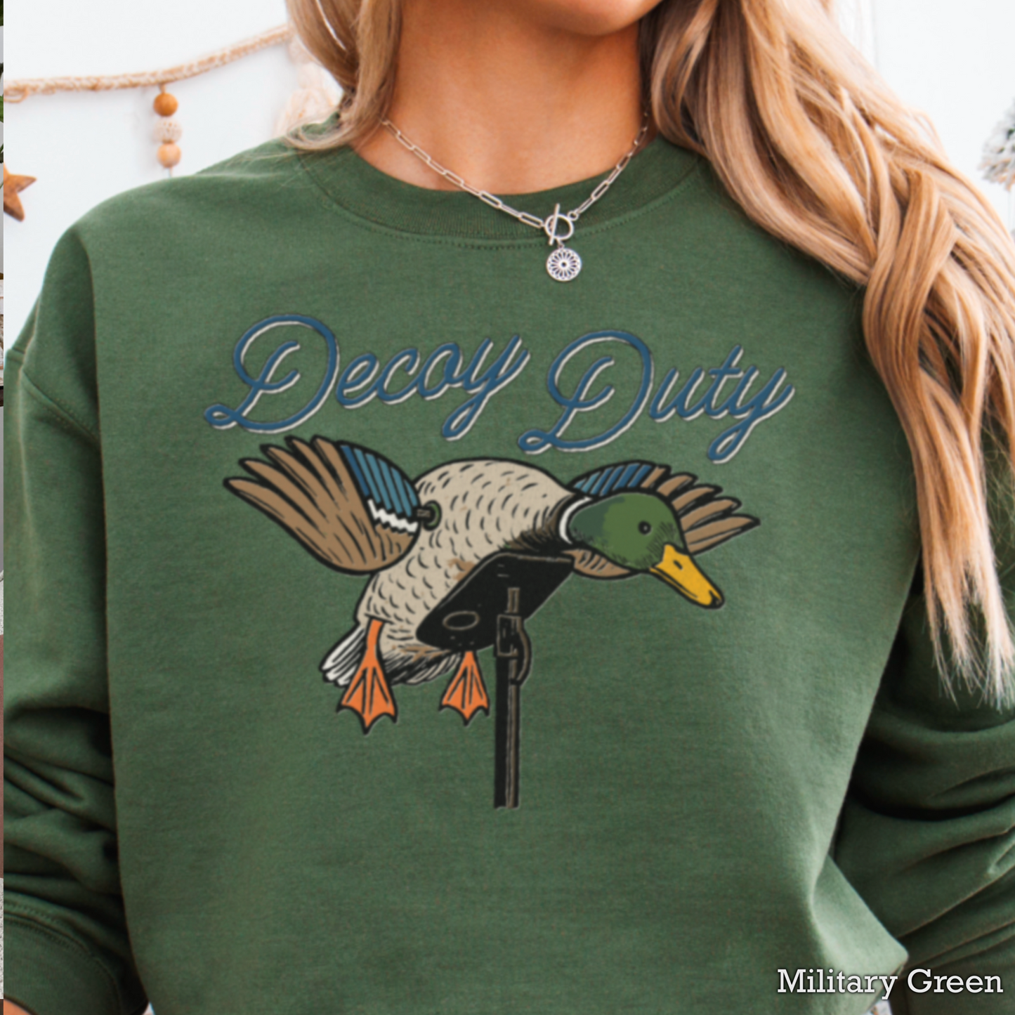 Hunting Decoy Crewneck Sweatshirt