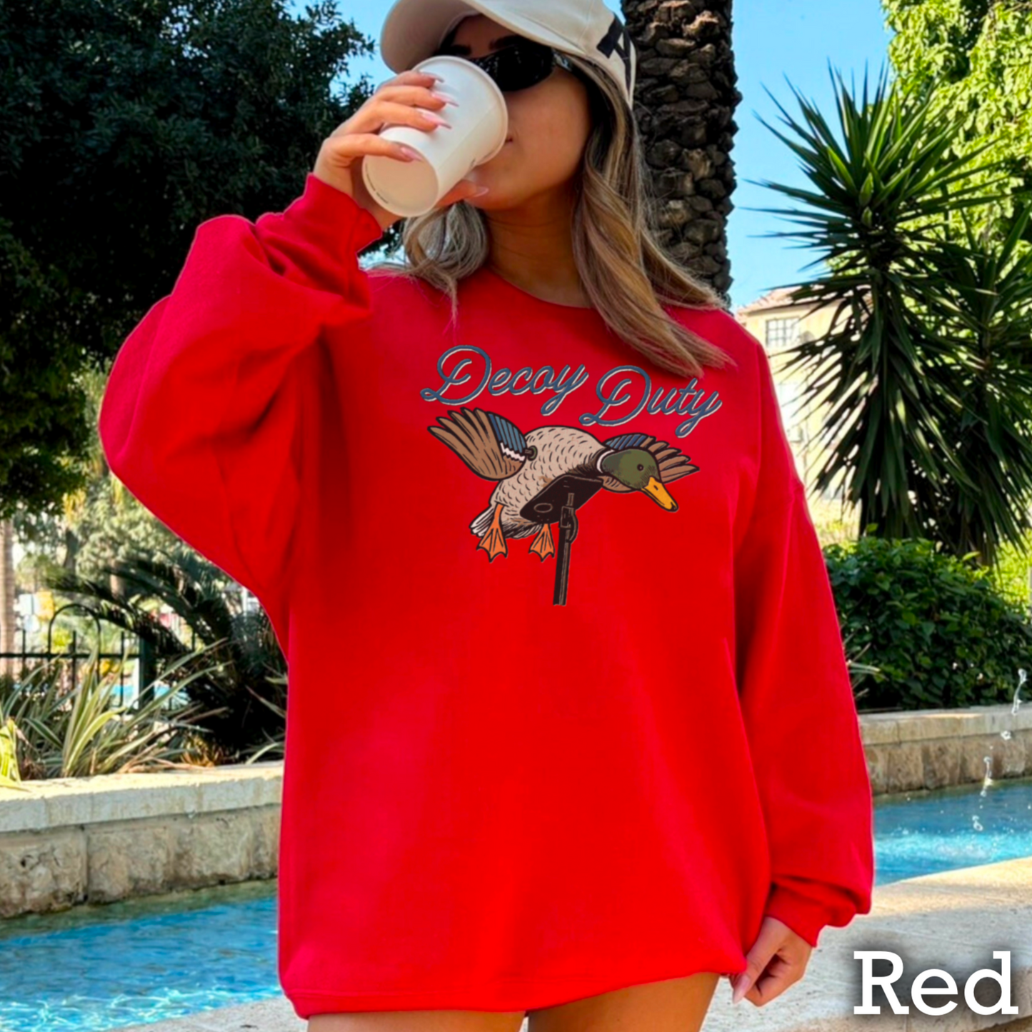 Hunting Decoy Crewneck Sweatshirt
