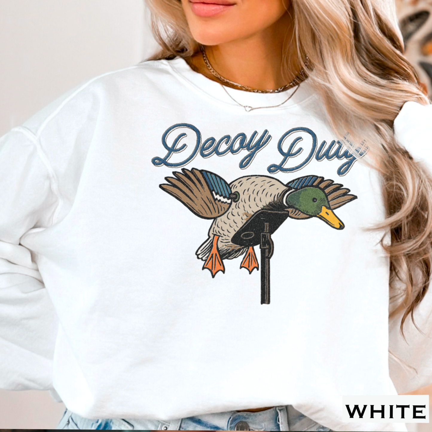 Hunting Decoy Crewneck Sweatshirt