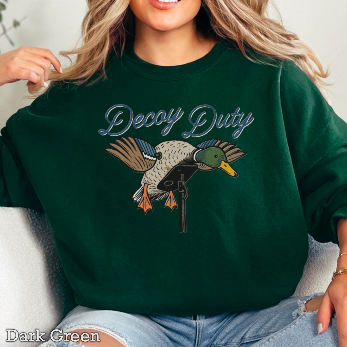 Hunting Decoy Crewneck Sweatshirt